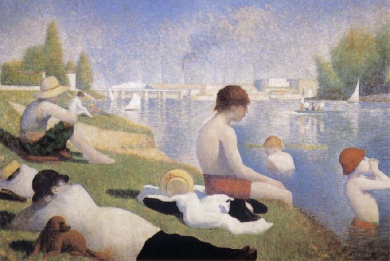 Georges Seurat Bathers at Asnieres